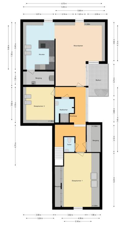 Kromme Elleboog 67, Meppel plattegrond-36