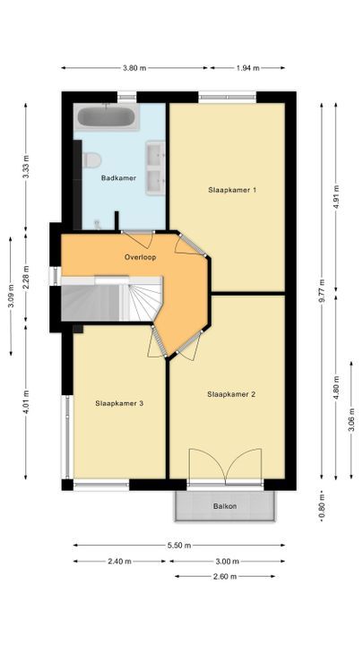 Schoener 20, Meppel plattegrond-40