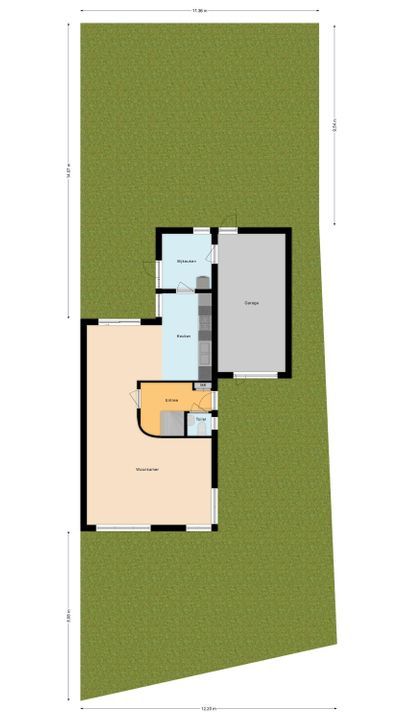 Dorpsstraat 30 a, Koekange plattegrond-29