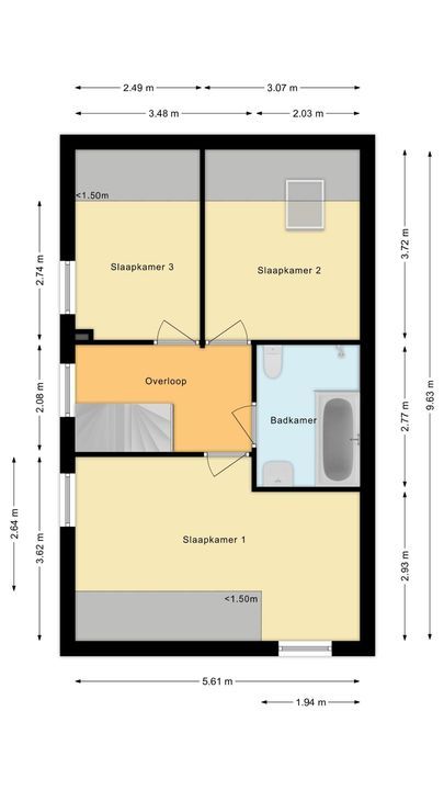De Esdoorn 4, Koekange plattegrond-35