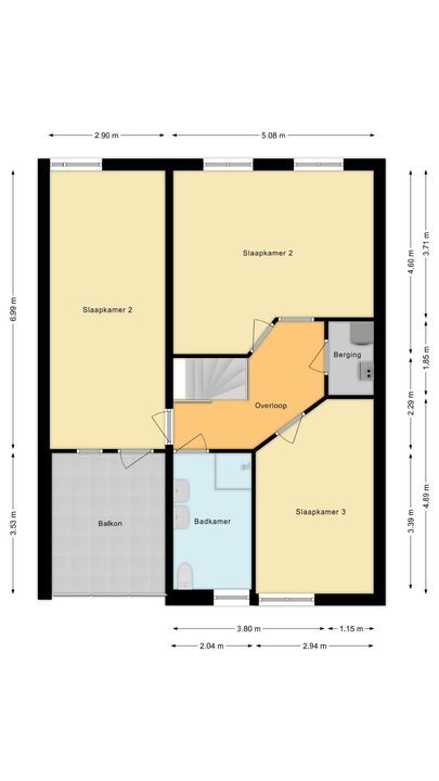 de Kampen 14, Meppel plattegrond-35