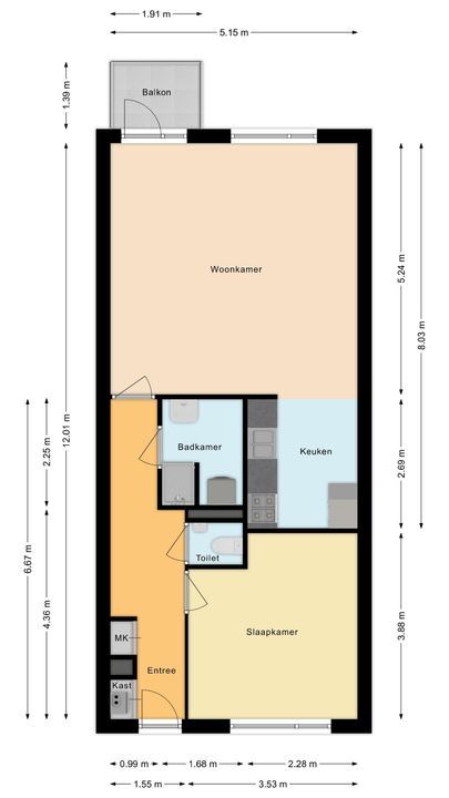 Kleine Oever 19, Meppel plattegrond-26