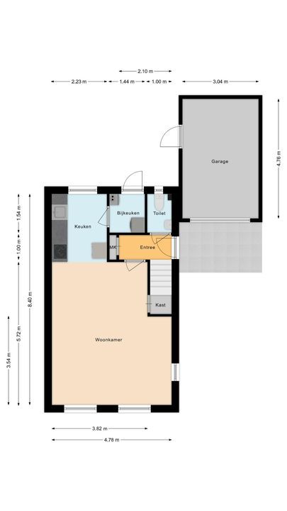 Merelstraat 5 A, Nijeveen plattegrond-28