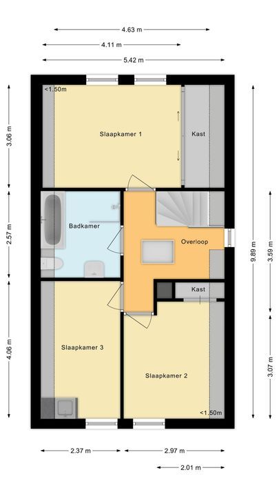 Luchtenstein 21, De Wijk plattegrond-31