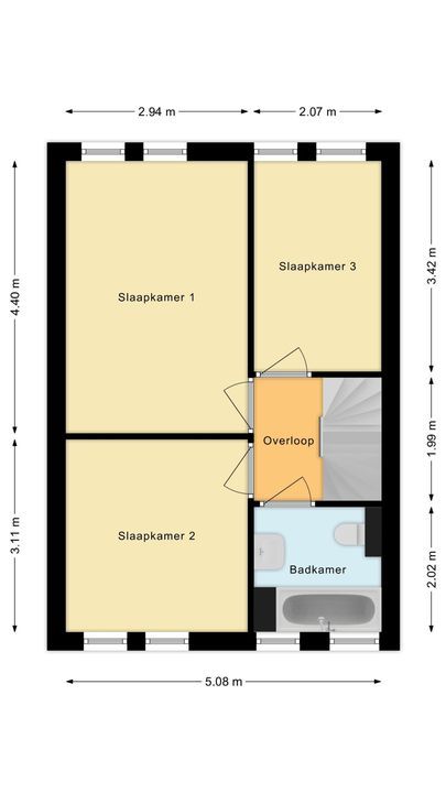 Parelmoervlinder 13, Meppel plattegrond-34