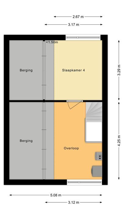 Parelmoervlinder 13, Meppel plattegrond-34