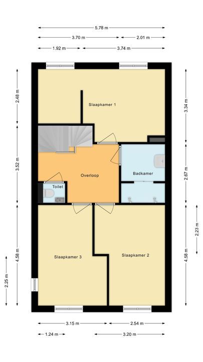 Mensinge 8, Meppel plattegrond-45