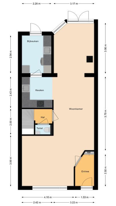 't Heuivak 48, Nijeveen plattegrond-36