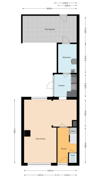 Wilhelminastraat 16, Meppel plattegrond-31