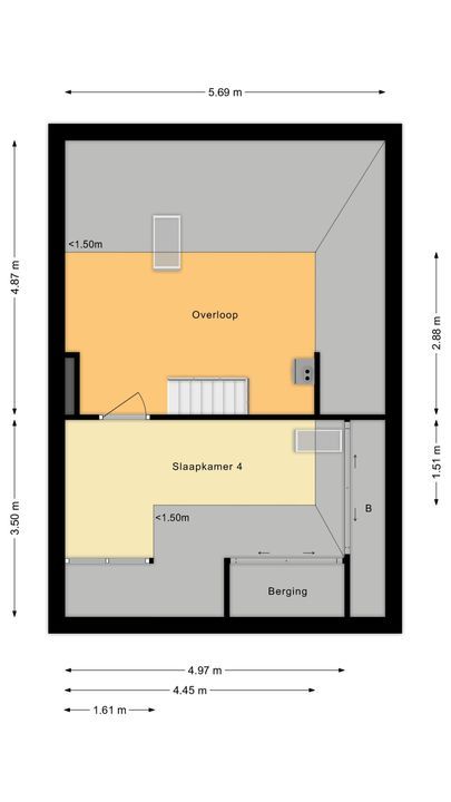Prinses Margrietlaan 4, Meppel plattegrond-43