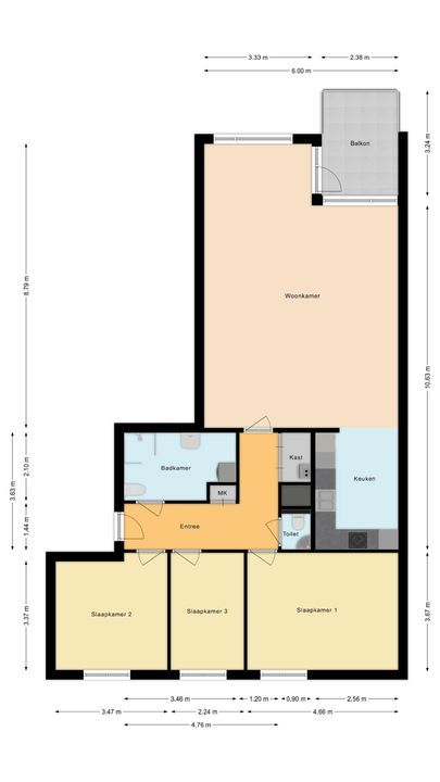Weerddwarsstraat 48, Meppel plattegrond-36