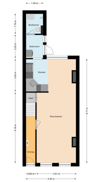 Voorstraat 19, Meppel plattegrond-26