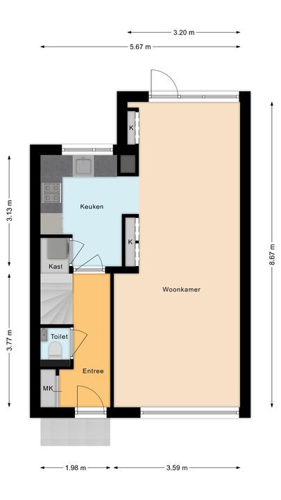 Randweg 68, Meppel plattegrond-31