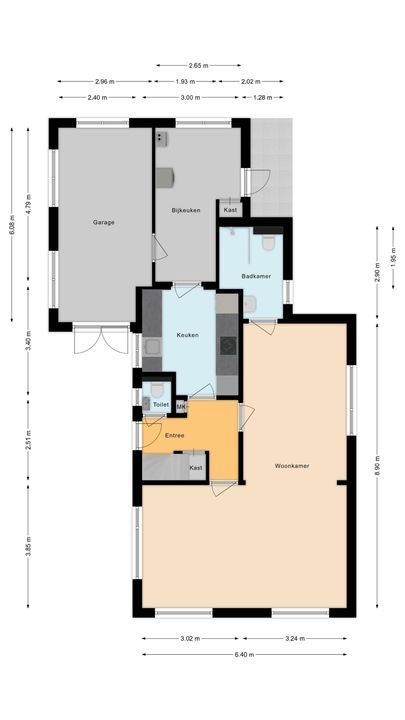 Dennenlaan 38, Havelte plattegrond-27