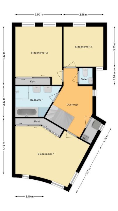 Torenvalk 14, Meppel plattegrond-41