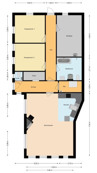 Zuiderpad 36, Giethoorn plattegrond-44