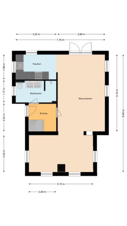 De Witte Bergen 80, Ijhorst plattegrond-39