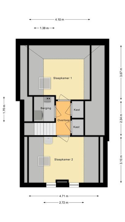 De Witte Bergen 80, Ijhorst plattegrond-39