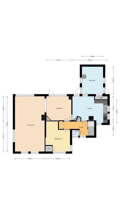 Kastanjelaan 1 b, Staphorst plattegrond-23