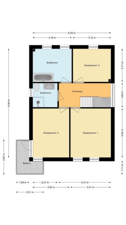 De Schuilplaats 35, Meppel plattegrond-44