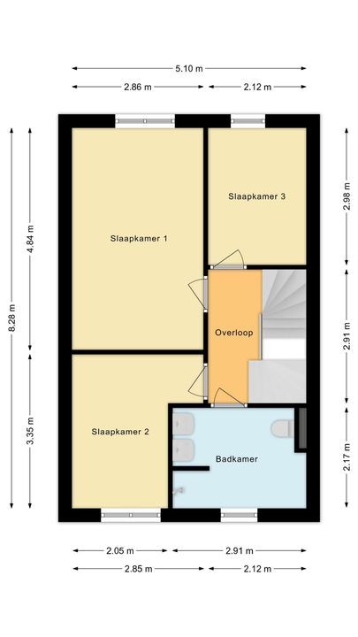 Drukpers 1, Meppel plattegrond-41