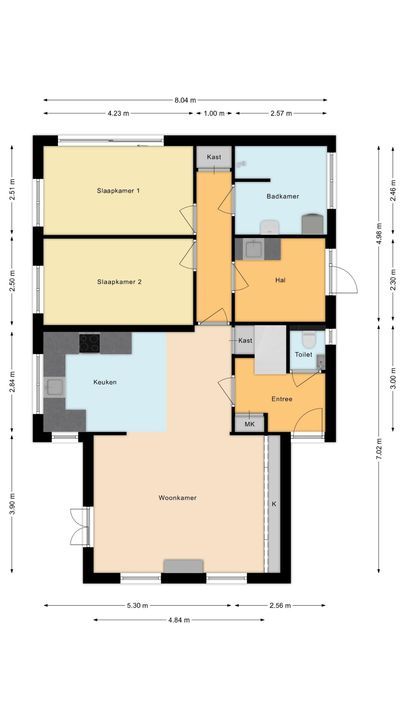 Dwarsgracht 13, Giethoorn plattegrond-63