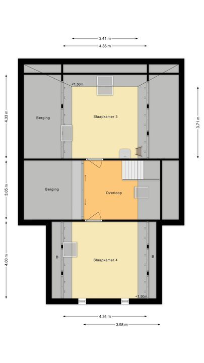 Dwarsgracht 13, Giethoorn plattegrond-63