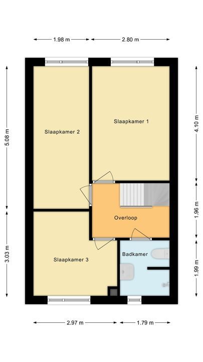 Kluft 36, Meppel plattegrond-38