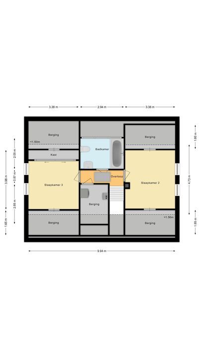 Mr. J. de Blieckweg 34, Koekange plattegrond-33