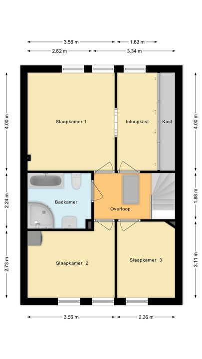 Prinses Margrietlaan 14, Koekange plattegrond-31