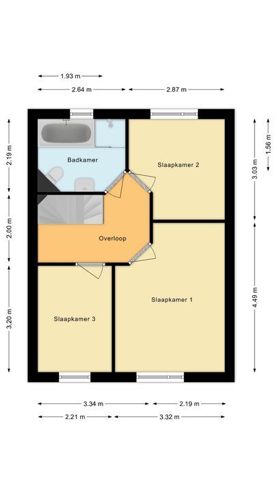 De Bloemen 25, Meppel plattegrond-34