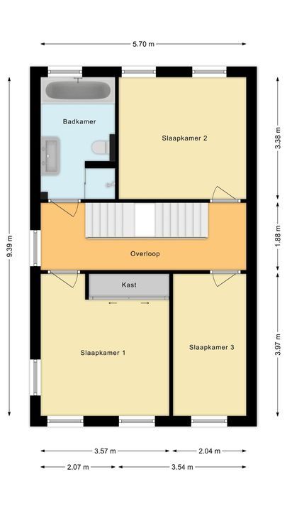 Vogelwikke 9, Meppel plattegrond-44