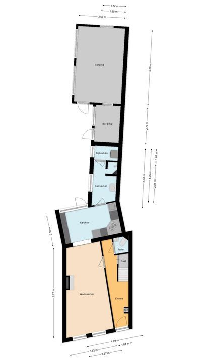 Looijersgracht 26, Steenwijk plattegrond-35