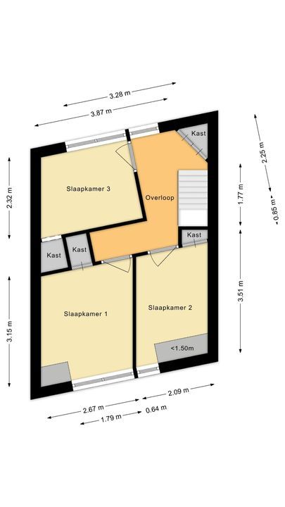 Looijersgracht 26, Steenwijk plattegrond-35