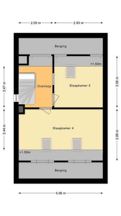Dorpsstraat 73 a, De Wijk plattegrond-39