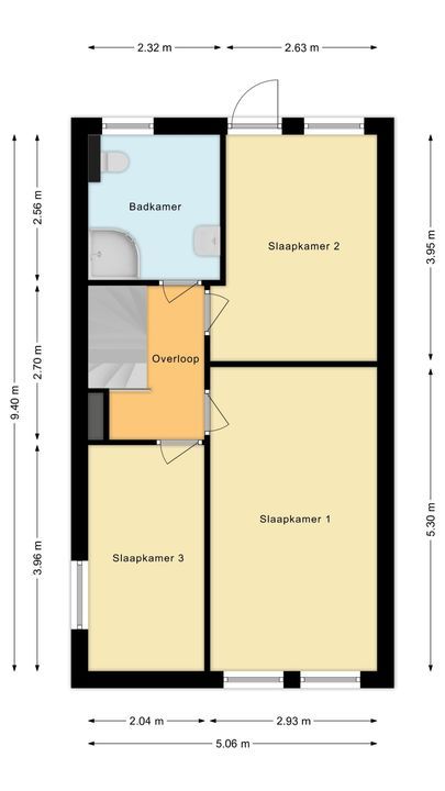 Dorpsstraat 73 a, De Wijk plattegrond-39