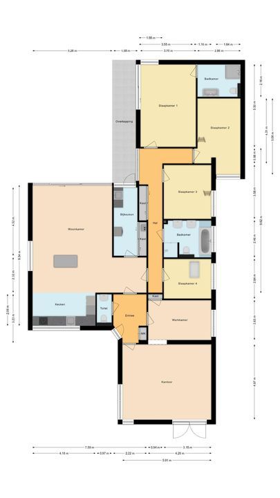 Eikepage 21, Meppel plattegrond-55