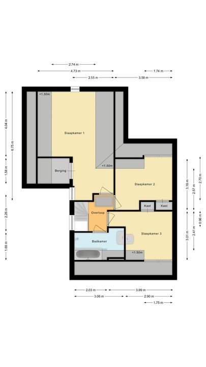 Ds A.C. van Raalteweg 1, Wanneperveen plattegrond-45