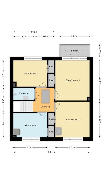 Donker Curtiusstraat 20, Meppel plattegrond-31
