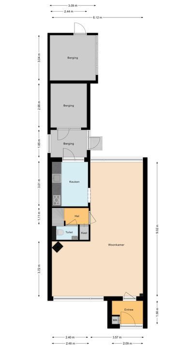 Gerard Ter Borchstraat 25, Meppel plattegrond-39