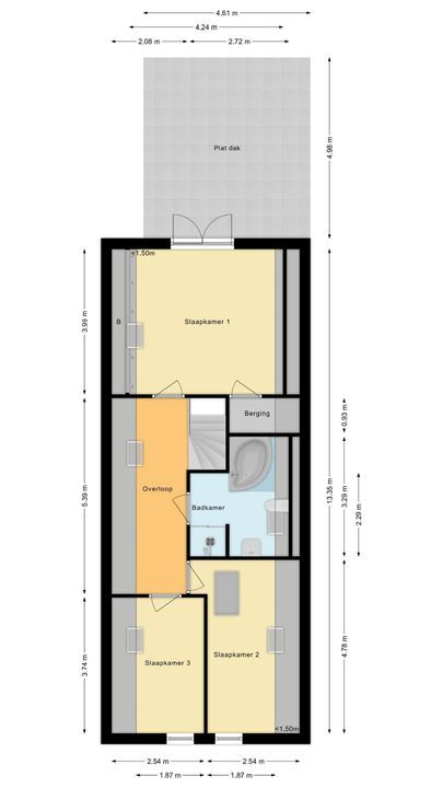 Veneweg 114, Wanneperveen plattegrond-33
