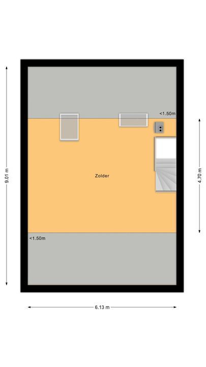 Jan Vermeerstraat 35, Meppel plattegrond-35