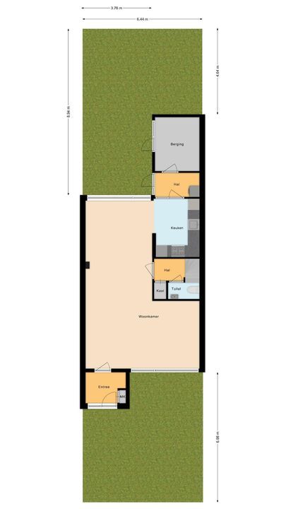 Jan Vermeerstraat 35, Meppel plattegrond-35
