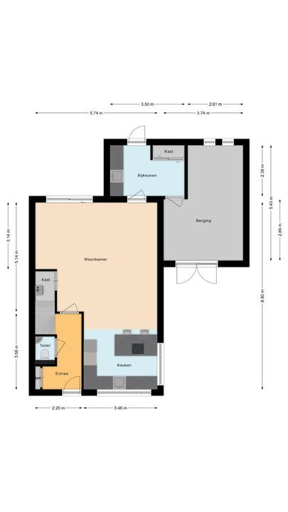 Burgemeester Buitenweg 4, Ruinerwold plattegrond-42