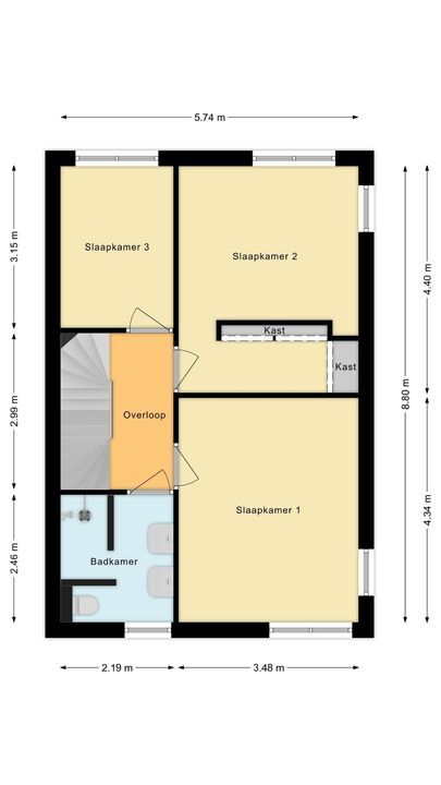 Burgemeester Buitenweg 4, Ruinerwold plattegrond-42