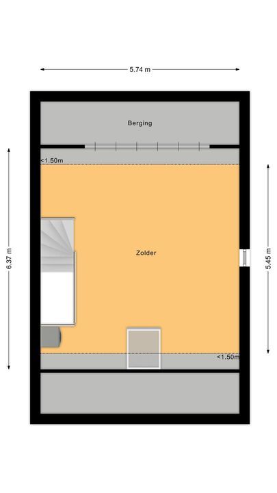 Burgemeester Buitenweg 4, Ruinerwold plattegrond-42
