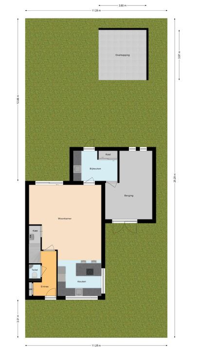 Burgemeester Buitenweg 4, Ruinerwold plattegrond-42