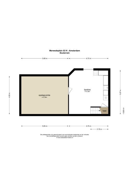 Merwedeplein 53 H, Amsterdam plattegrond-16
