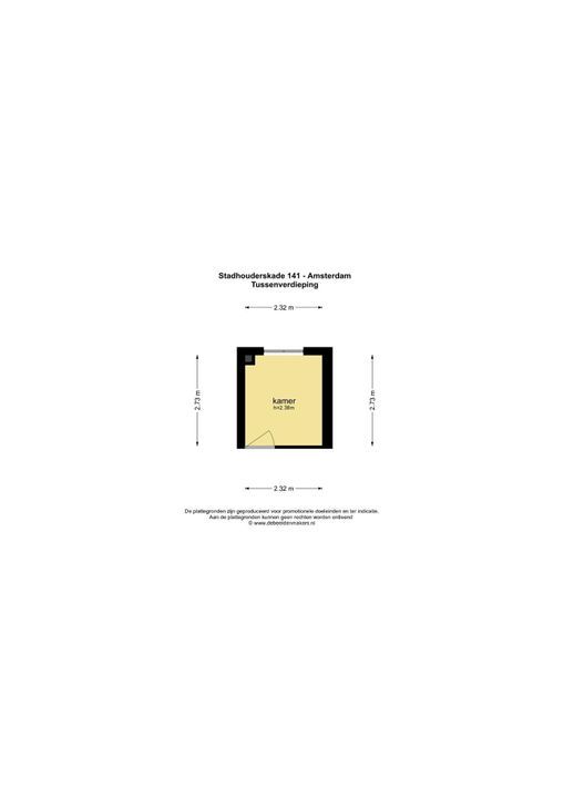 Stadhouderskade 140 -141, Amsterdam plattegrond-3