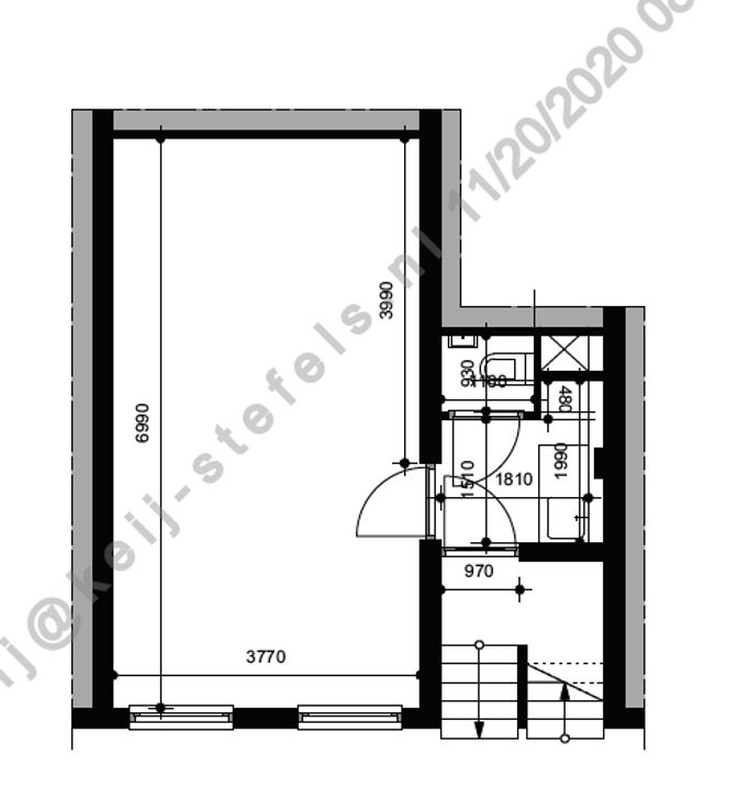 Commelinstraat 43 O, Amsterdam plattegrond-4